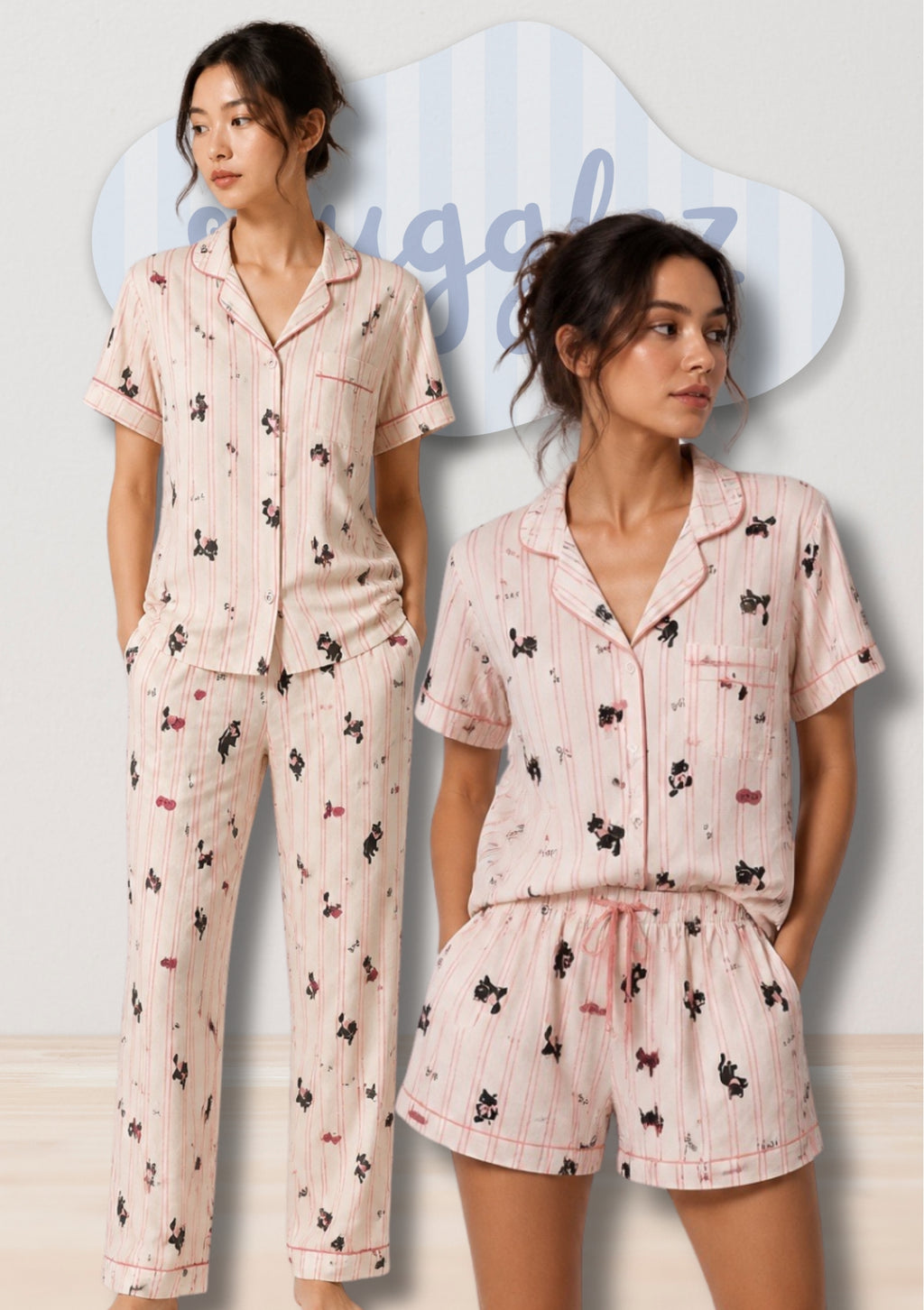 Samantha - 3 pcs Sets Pj's