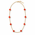 10 Clover Flower - 18k Plated / Stainless Steel